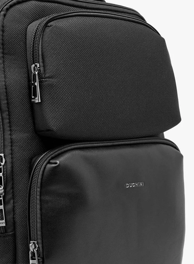 DUCHINI Men Textured Backpack
